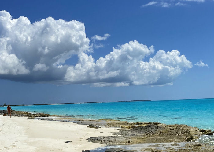 Topless Beach - Long Island Bahamas
